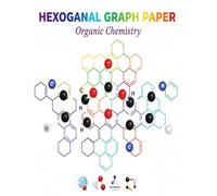 Hexagonal Graph paper Notebook for Organic Chemistry | 8.5 x 11 inches, 160 Pages, Grey Hex big | Chemistry Drawing and Structure Journal