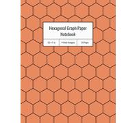 Hexagonal Graph Paper Notebook: Perfect for Organic Chemistry and Molecular Diagrams: 8.5 x 11 Inches, 1/4 Inch Hexagons, 120 Pages for Chemistry Notes