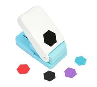 Hexagonal Hole Punch, Lever Press Paper Punch for Scrapbook & Cards