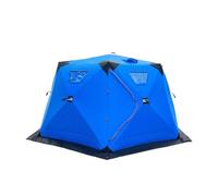 Hexagonal Winter Fishing Tent Outdoor with Windows Quick Opening 5/8 Person Windproof and Waterproof(COLOR3)