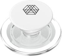 Hexágono con 9 líneas Matemáticas Ciencias Diseño Gráfico PopSockets PopGrip para MagSafe