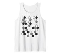 Hexágono Patrón Geométrico Matemáticas Ciencia Diseño Gráfico Camiseta sin Mangas