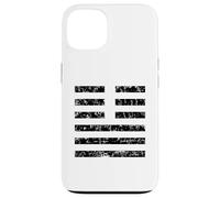 Hexagrama 11 "Paz (Vintage Negro) I Ching Carcasa para iPhone 13