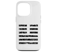 Hexagrama 11 "Paz (Vintage Negro) I Ching Carcasa para iPhone 13 Pro