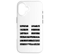 Hexagrama 11 "Paz (Vintage Negro) I Ching Carcasa para iPhone 16