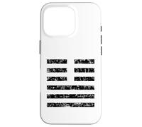 Hexagrama 11 "Paz (Vintage Negro) I Ching Carcasa para iPhone 16 Pro