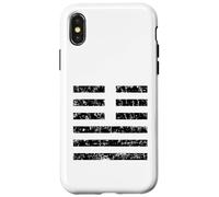 Hexagrama 11 "Paz (Vintage Negro) I Ching Carcasa para iPhone X/XS