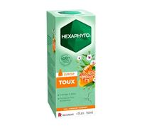 Hexaphyto | Jarabe para la tos | Alivia la tos seca y con flemas | Película protectora para la garganta | Hidrata y favorece la expectoración | Malvavisco y plátano | Mayores de 18 años | 150 ml