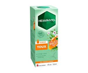 Hexaphyto | Jarabe para la tos | Alivia la tos seca y con flemas | Película protectora para la garganta | Hidrata y favorece la expectoración | Malvavisco y plátano | Mayores de 18 años | 150 ml