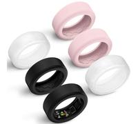 Hexasider Paquete de 6 fundas inteligentes para anillos inteligentes de 7 mm y 8 mm, funda de silicona antiarañazos para entrenamiento, gimnasio, protector de anillos inteligentes para mujeres y