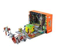 HEXBUG JUNKBOTS Small Factory Habitat Power Sub Station, juego de juguete sorpresa, construye y LOL con niños y niñas, más de 200 piezas de figuras de construcción de acción, para