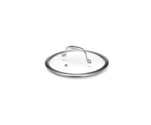 HexClad Tapa de Vidrio Templado de 20 cm, Diseñada para Utensilios de Cocina Híbridos HexClad, con Ventilación de Vapor, Apta para Lavavajillas