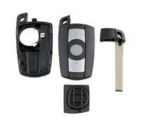 HEXEH Carcasa Llave Reemplazo Inserción Llave Cubierta Remota 3 Botones Carcasa Control Remoto Coche Carcasa para 1 120 E60 E61 E70 E81 E87 3 320 E90 E91 E92 5 X1 Casos Cubierta Llave Coche
