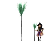Hexenbesen Halloween - Niños Decorativos Divertidos, Revestimiento De Roles De Juego | Broy De Vestuario Robusto Hexendeko, Accesorio De Fotos Y Pan De Jengibre En Celebraciones De Halloween O Eventos