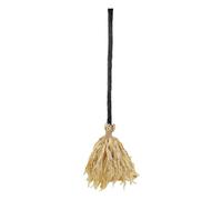 Hexenbesen Requisite, Tanzender Hexenbesen Streichartikel , Grüne LED Hexenbesens Deko Für Halloween - Halloween Floating Broom Mit Hellem Grünen Leuchten Für Haus Garten Tür Zimmer Außen Party H