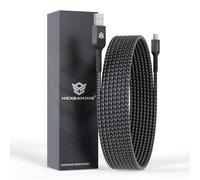 HEXGAMING Cable de carga para juegos de 13.12 pies para controladores Xbox Core/Switch Pro, cable USB C de datos y accesorios de carga compatible con controlador PS5