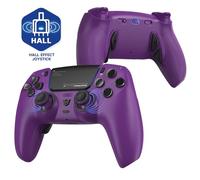 HEXGAMING PHANTOM Pro Juego Controlador para ps5/PC/Móvil, Elite Gamepad con 4 Botones Reasignables/6 Perfiles de Remapeo/8 Palancas/Gatillos para ps5 Juego Adaptable-Efecto Hall(Morado Crepúsculo)