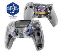 HEXGAMING PHANTOM Pro Juego Controlador para ps5/PC/Móvil, Elite Gamepad con 4 Botones Reasignables/6 Perfiles de Remapeo/8 Palancas/Gatillos para ps5 Juego Adaptable-Efecto Hall(Edición Explorer)