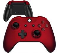 HEXGAMING Ultra One - Controlador inalámbrico, 4 botones traseros, 6 perfiles, disparadores de cabello, compatible con X|S, One, para PC con Windows, color rojo brillante