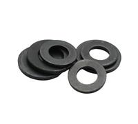 HEXHUASR Arandela Plana Circular de Junta Lisa GB97 de Acero Inoxidable 304 Negro M2 M2.5 M3 M4 M5 M6 M8 M10 M12 M14 M16 M18 M20 M22 M24 M27 M30(M12x37x3 (5pcs))