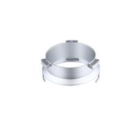 HEXHUASR Embudo dosificador for EC9335 EC9155 EC9665 EC9355 EC9155 anillo dosificador de café portafiltro de 51mm receptor de filtro de café Café y té(For Delonghi EC9155,Silver Ring)