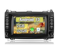 Hexinex Android 13.0 [2GB+32GB] Radio Coche con Pantalla Táctil de 8 Pulgadas para Mercedes-Benz, Autoradio para Clase A W169/Clase B W245/W639 Vito/Viano/W906 Sprinter, Admite CarPlay/Android Auto
