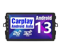 Hexinex [Android 13.0 2GB+32GB] Radio Coche Pantalla Toyota Auris 2006-2012 con Carplay/AndroidAuto,9 Pulgadas Pantalla Táctil con 28 Interfaces de Temas/WiFi/GPS/Bluetooth/DSP/RDS/USB/FM/MirrorLink