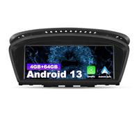 Hexinex Android 13.0 [4GB+64GB] Radio Coche con Pantalla Táctil de 8.8 Pulgadas para BMW Serie 5 E60/E61/E63/E64 2003-2010 con Sistema CCC, Admite CarPlay/Android Auto Inalámbrico/MirrorLink/WiFi/4G