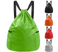 HexinYigjly Pack de 1Gym Sack Bolsa De Cuerdas Unisex Adulto - green