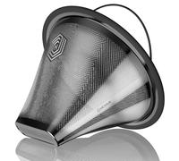 HEXNUB Filtro de café reutilizable #4 para Technivorm Moccamaster KBGV, KBT - Malla de acero inoxidable, filtro de metal duradero para una preparación sostenible