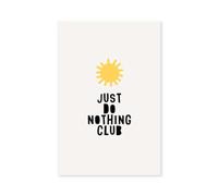 Hexoa Just do Nothing Club - Made in France - Lienzo impreso 60 x 90