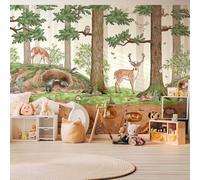 Hexoa - Papel pintado panorámico de la vida en el bosque (364 x 270)