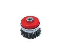 hexoutils hx50328 cepillo giratorio cerdas torsadés en acero, variable, 80 mm