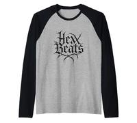 Hexx vence a Witch House Dark Electro Camiseta Manga Raglan