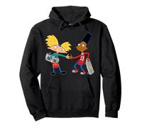Hey Arnold and Gerald con Tabla de Cuadros para monopatines Sudadera con Capucha