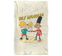 Hey Arnold Arnold & Gerald Manta súper Suave con Tacto Sedoso - 91 x 147 cm