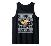 Hey Arnold! Helga Chill out Holiday Sweater Camiseta sin Mangas