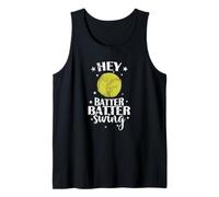 Hey Batter Bateador Swing Softbol Camiseta sin Mangas