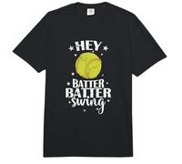 Hey Batter Bateador Swing Softbol Comfort Colors Adult Heavyweight T-Shirt