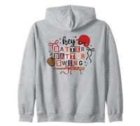 Hey Batter Batter Swing - Jugador de béisbol Sudadera con Capucha