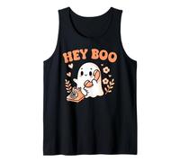 Hey Boo Ghost Girl Calling Phone Halloween Spooky Boo JEE Camiseta sin Mangas