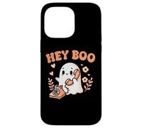 Hey Boo Ghost Girl Calling Phone Halloween Spooky Boo JEE Carcasa para iPhone 14 Pro MAX