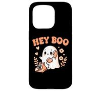 Hey Boo Ghost Girl Calling Phone Halloween Spooky Boo JEE Carcasa para iPhone 15 Pro