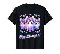 Hey Bootiful Cute Ghost Girls Personajes de Halloween Niños Boo Camiseta