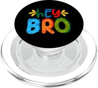 Hey Bro, Little Bro, Best Brother Ever Novelty Graphic Cool PopSockets PopGrip para MagSafe