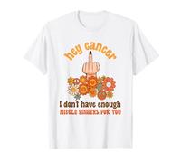 hey cancer dedo medio conciencia sobre el cáncer Mes Chica Mujeres Camiseta
