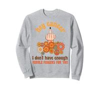 hey cancer dedo medio conciencia sobre el cáncer Mes Chica Mujeres Sudadera