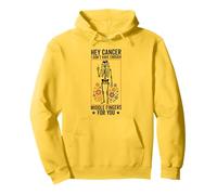 hey cancer dedo medio conciencia sobre el cáncer Mes Chica Mujeres Sudadera con Capucha