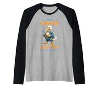 Hey Cancer Duck You You Ducking Duck Pelea de sobrevivientes Camiseta Manga Raglan