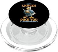 Hey Cancer Duck You You Ducking Duck Pelea de sobrevivientes PopSockets PopGrip para MagSafe